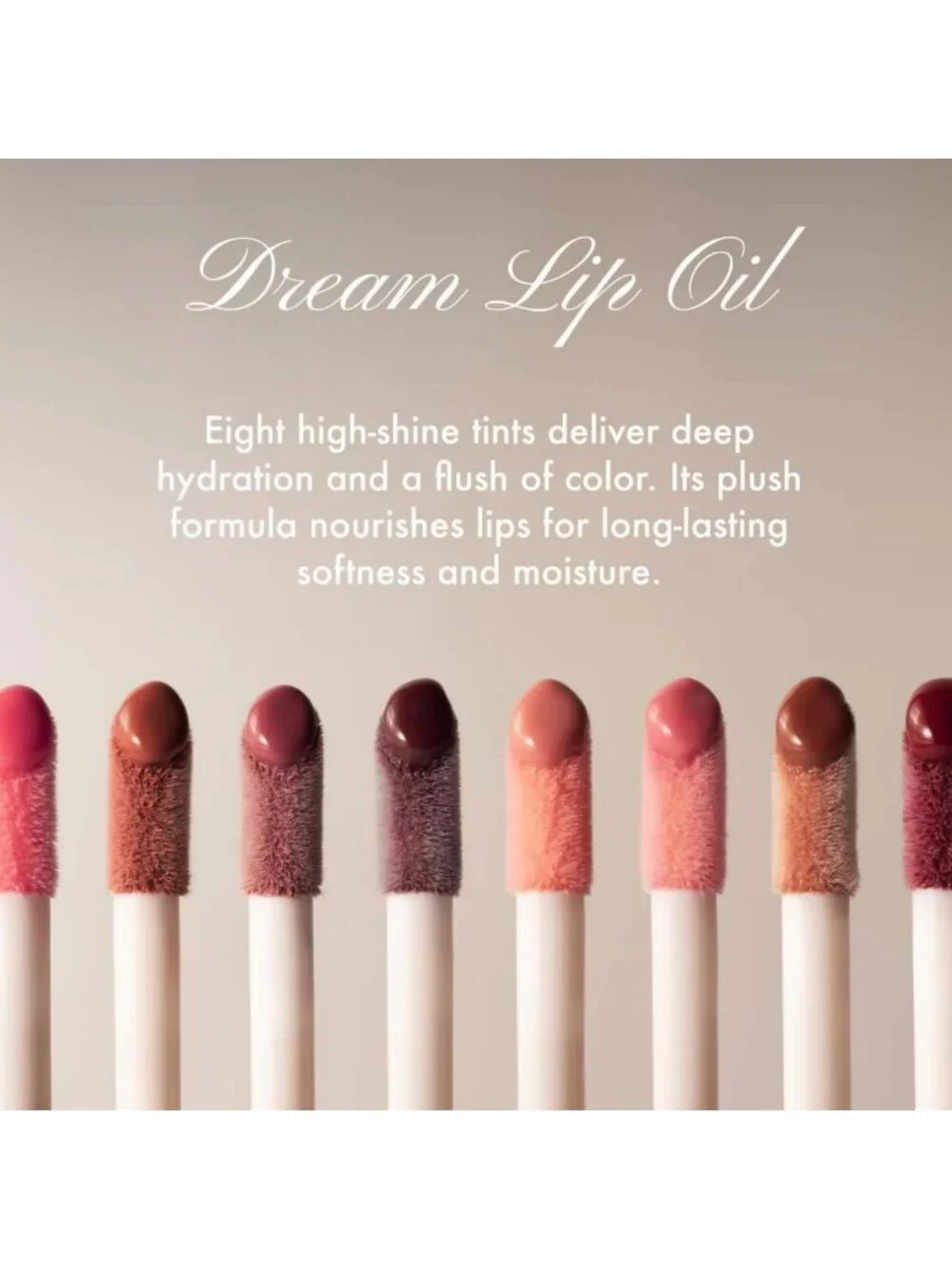 Hydrating Tinted Lip Oil - Non-Sticky Gloss with Skincare Benefits - Midnight